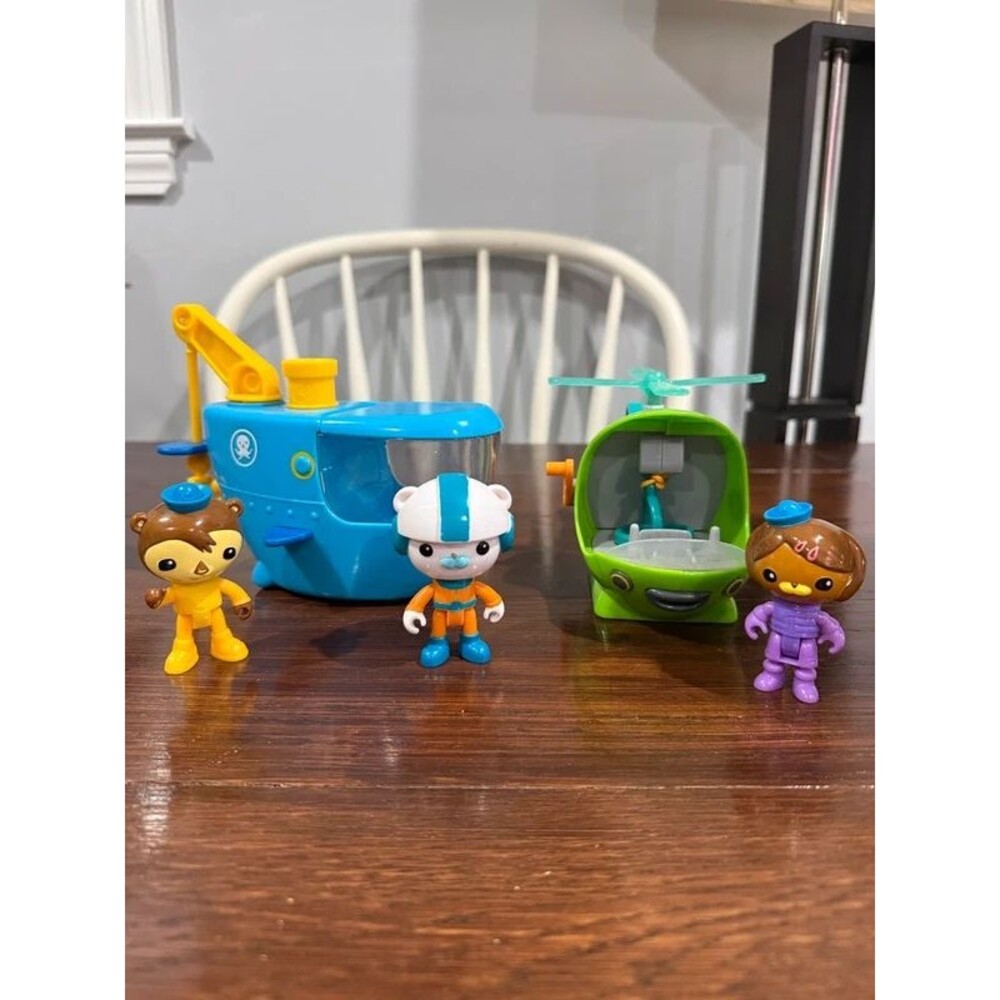 Octonauts Gup-C Gup-H Vehicle Lot Barnacles Shellington Dashi Mattel Figures